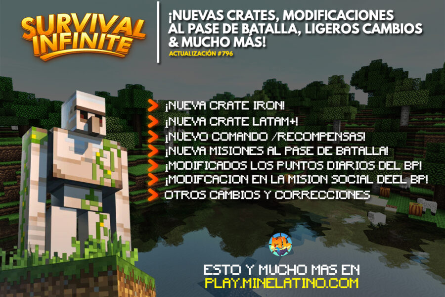 #796 | ¡Nuevas crates, modificaciones al pase de batalla, ligeros cambios & mucho más!