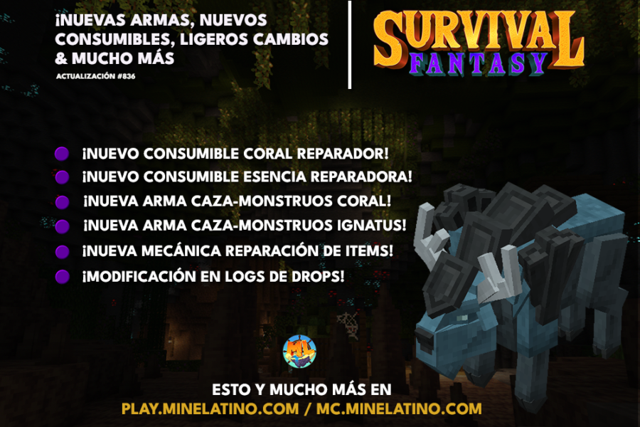 836 | ¡Nuevas armas, nuevos consumibles, ligeros cambios & mucho más!