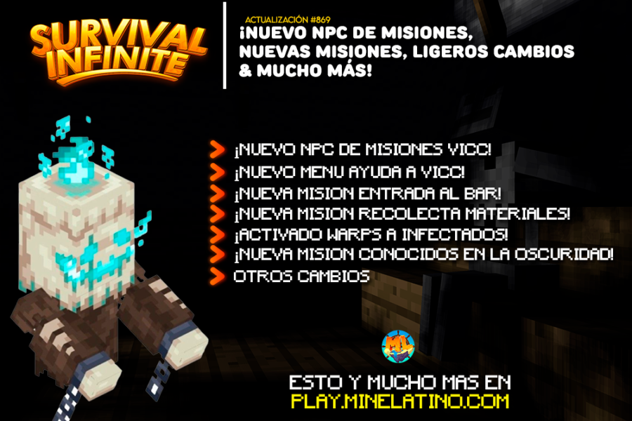 #869 | ¡Nuevo npc de misiones, nuevas misiones, ligeros cambios & mucho más!