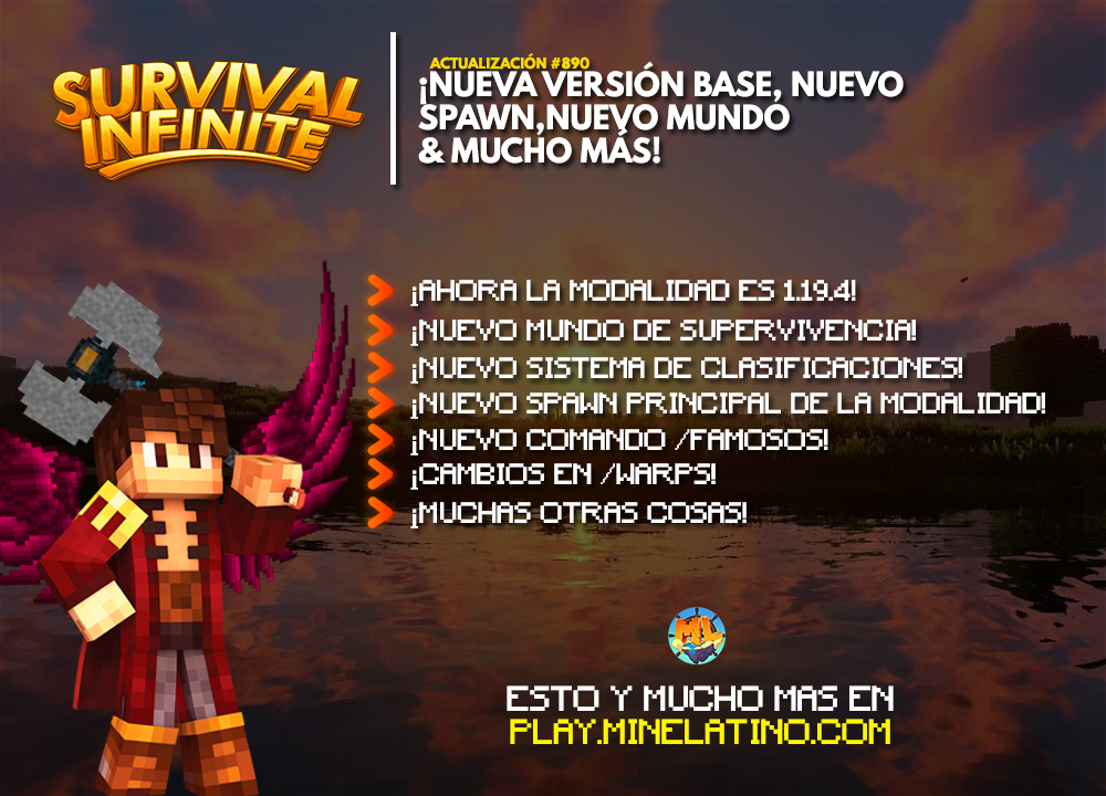 #890 | ¡Nueva versión base, nuevo spawn, nuevo mundo & mucho más!