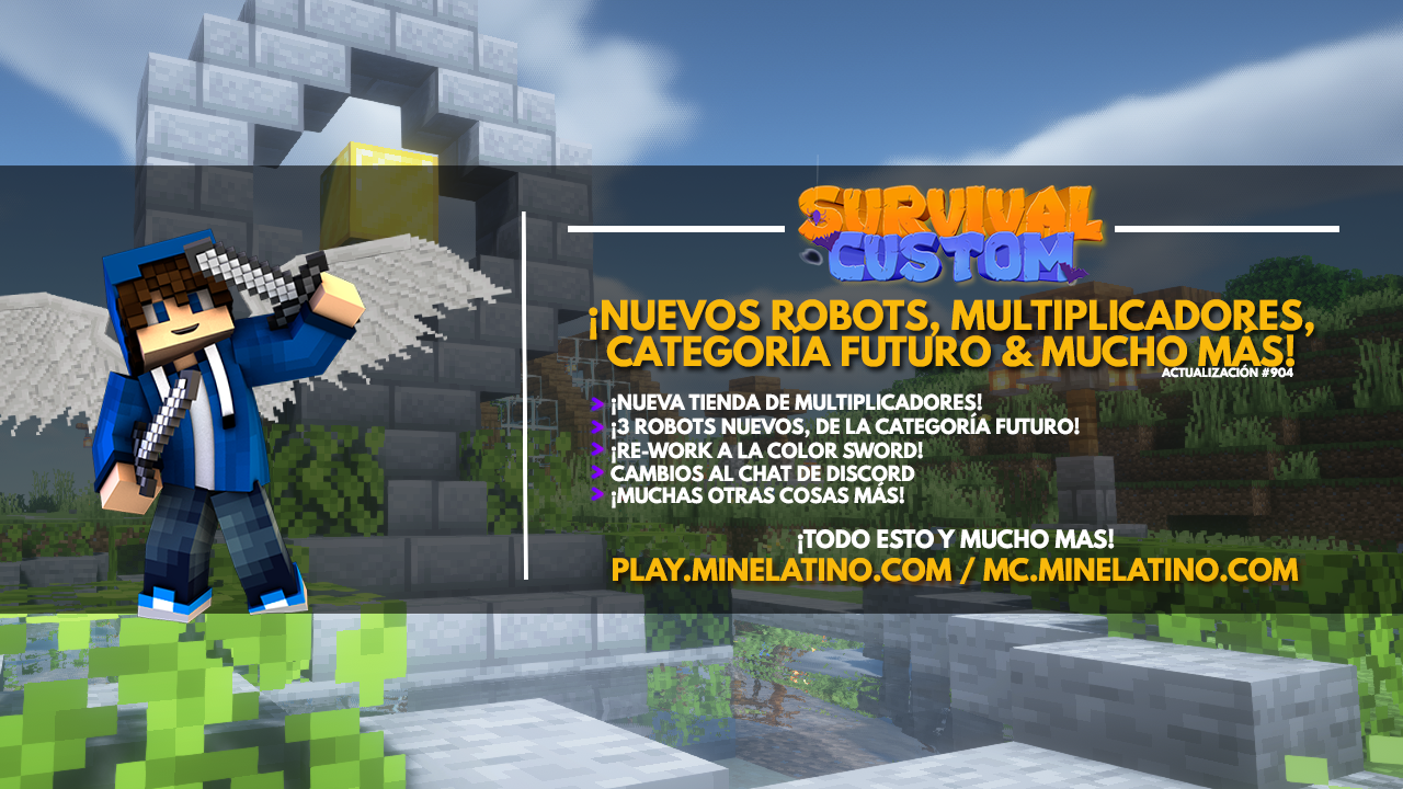 #904 | ¡Nuevos robots, re-work a la Color Sword, tienda de multiplicadores, categoría futuro & mucho más!