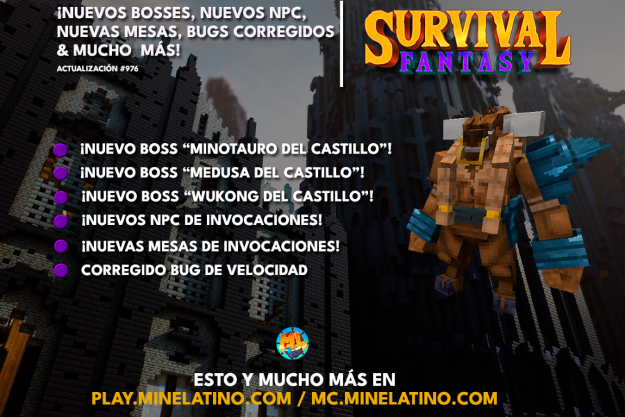 976 | ¡Nuevos bosses, nuevas mesas, bugs corregidos & más!