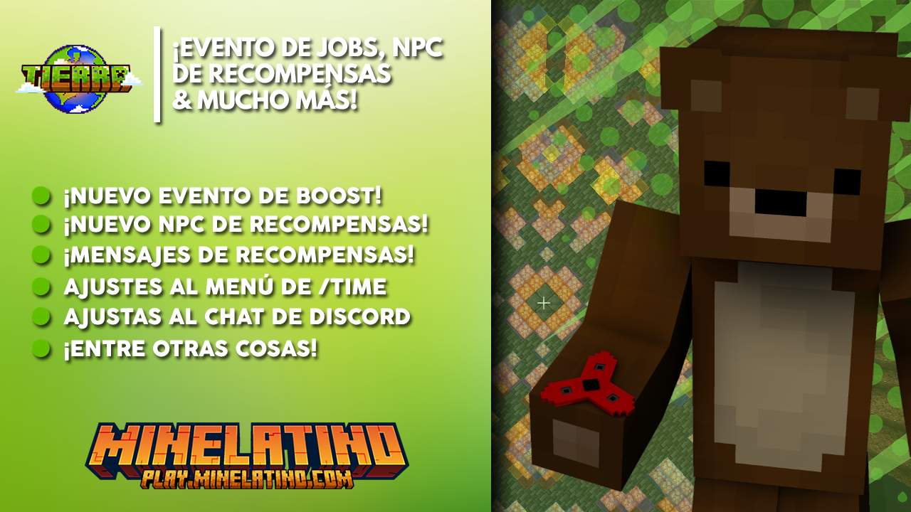 #985 | ¡Evento de Jobs, mejoras en el chat de Discord, NPC de recompensas & mucho más!