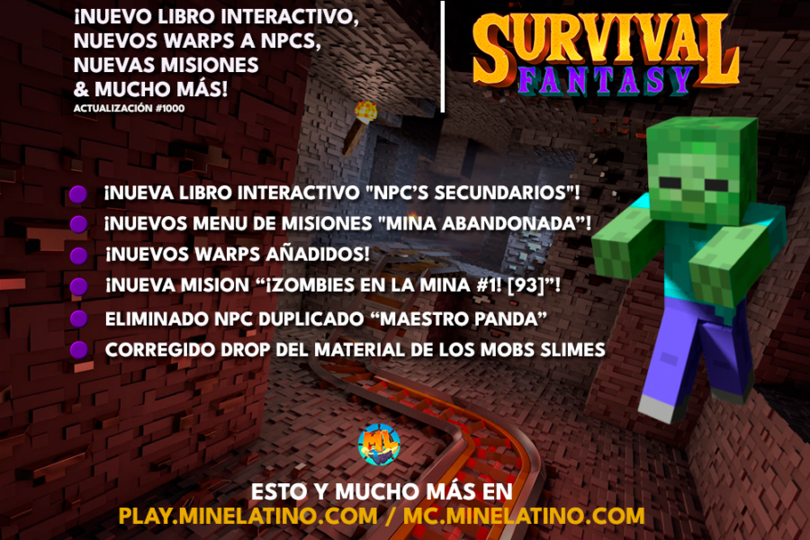¡Nuevo libro interactivo, nuevos warps a npcs, nuevas misiones & mucho más!