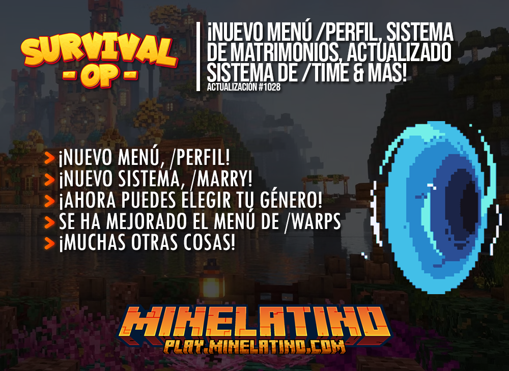 #1028 | ¡Nuevo menú /perfil, sistema de matrimonios, actualizado sistema de /time & mucho más!