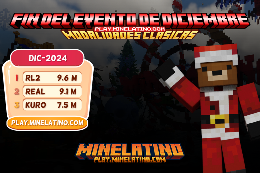 RESULTADOS | ¡Torneo de clanes DIC-2024 & finalización de la navidad! (S-TCO / S-CLO / S-PVP)