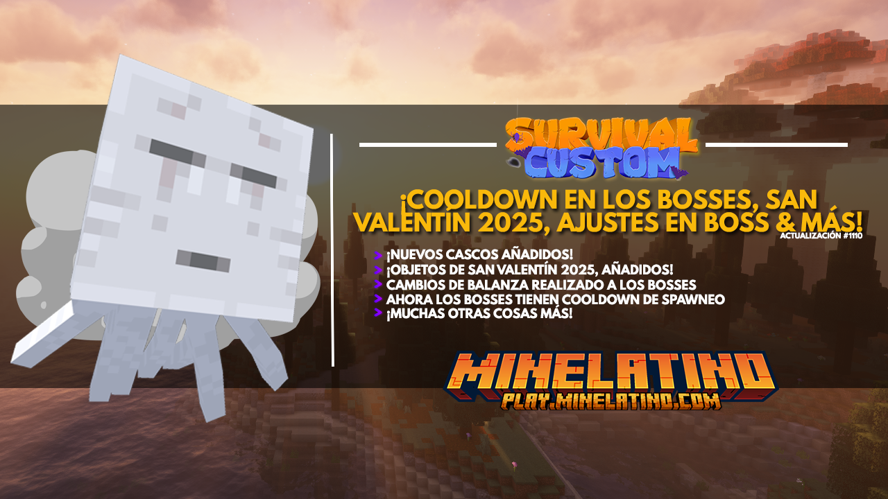 #1110 | ¡Cooldown en los bosses, San Valentín 2025, ajustes en boss & mucho más!