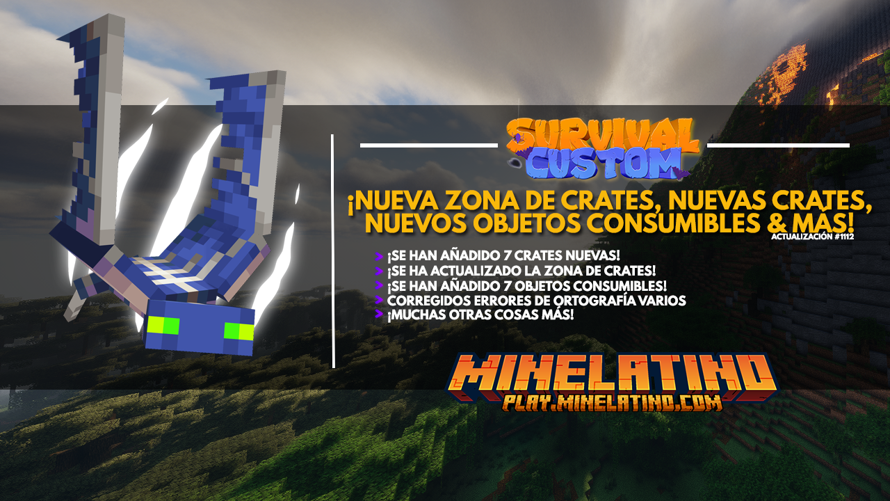 #1112 | ¡Nueva zona de Crates, nuevas crates, nuevos objetos consumibles & mucho más!