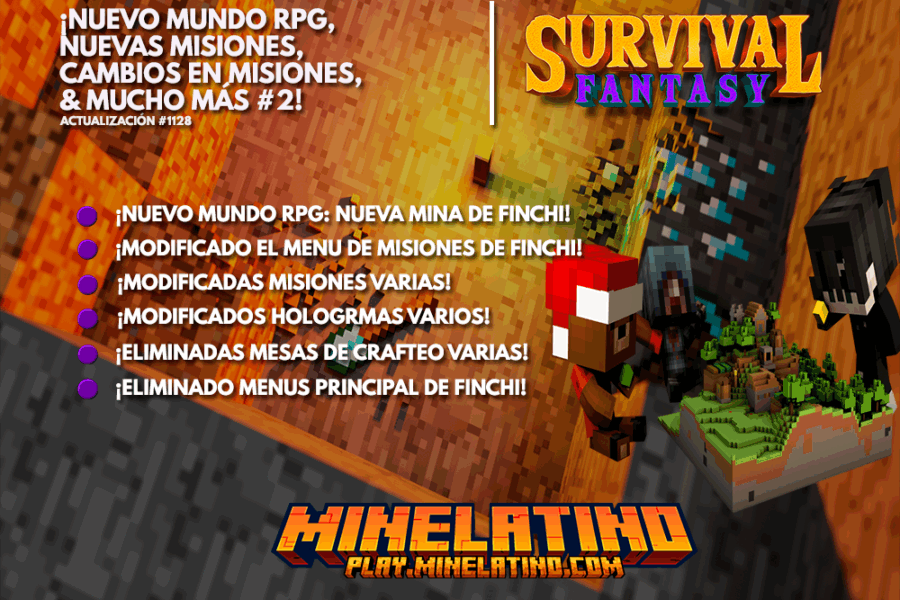 1128 | ¡Nuevo mundo RPG, nuevas misiones, cambios en misiones y más #2!