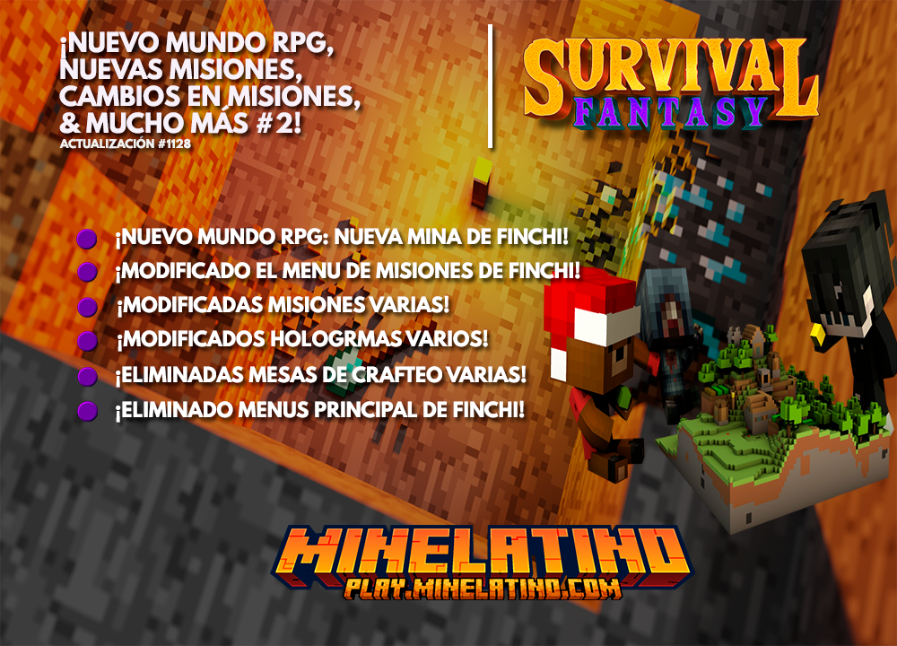 1128 | ¡Nuevo mundo RPG, nuevas misiones, cambios en misiones y más #2!
