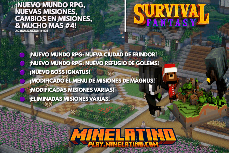 1131 | ¡Nuevo mundo RPG, nuevas misiones, cambios en misiones y más #4!