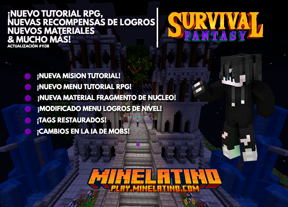1138 | ¡Nuevo tutorial RPG, nuevas recompensas de logros, nuevos materiales y mucho más!