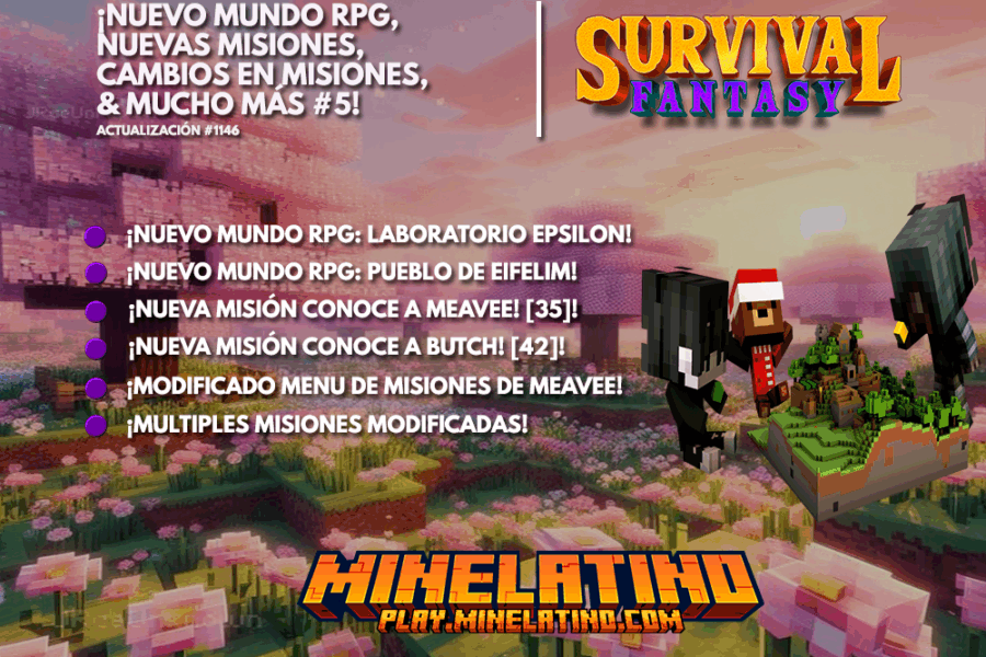 1146 | ¡Nuevo mundo RPG, nuevas misiones, cambios en misiones y más #5!