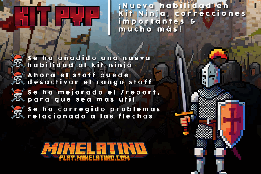 #1155 | ¡Nueva habilidad en Kit Ninja, correcciones importantes & mucho más!