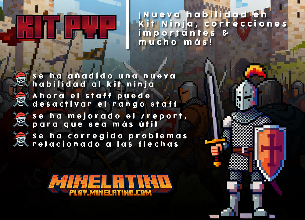 #1155 | ¡Nueva habilidad en Kit Ninja, correcciones importantes & mucho más!