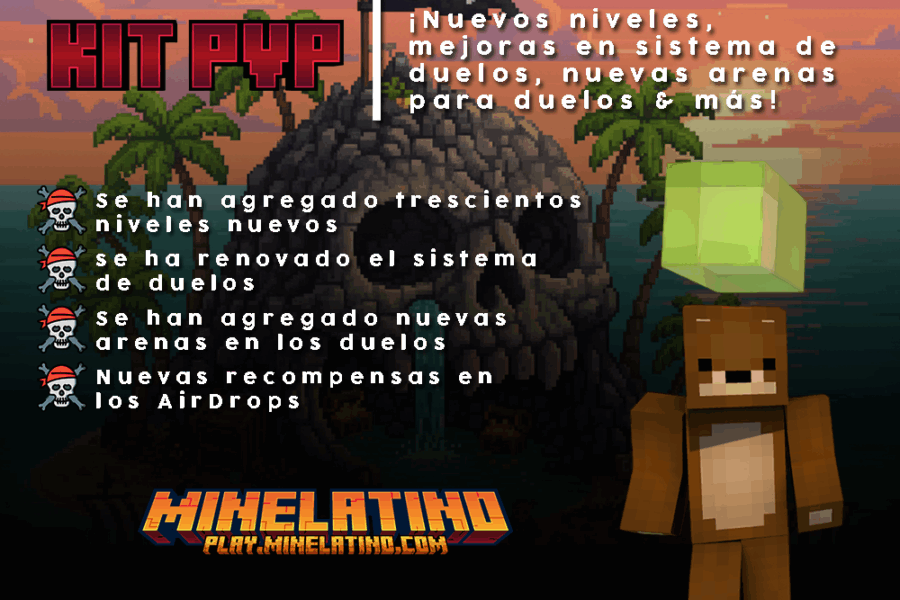 #1152 | ¡Nuevos niveles, mejoras en sistema de duelos, nuevas arenas para duelos & mucho más!