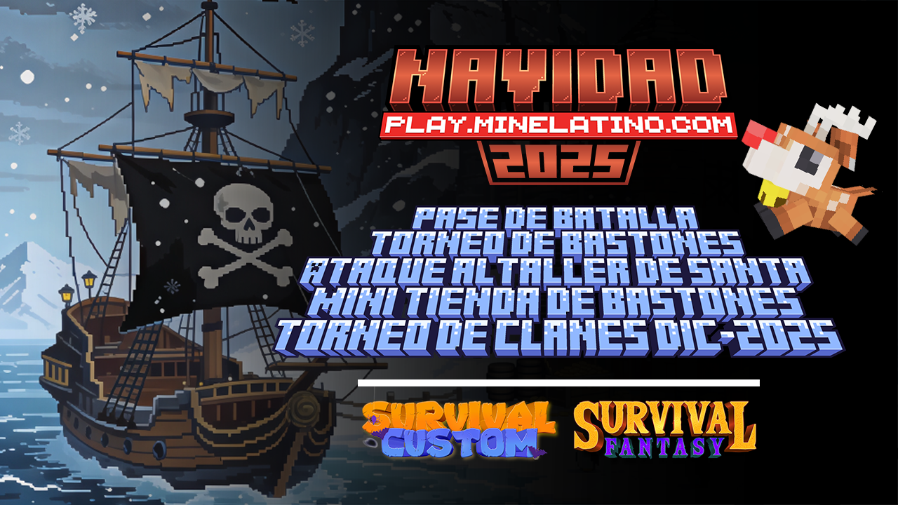 EVENTO NAVIDAD 2025 | ¡Pase de Batalla, Torneo de Bastones, Ataque al Taller de Santa & Torneo de Clanes DIC-2025! (SC / SF)