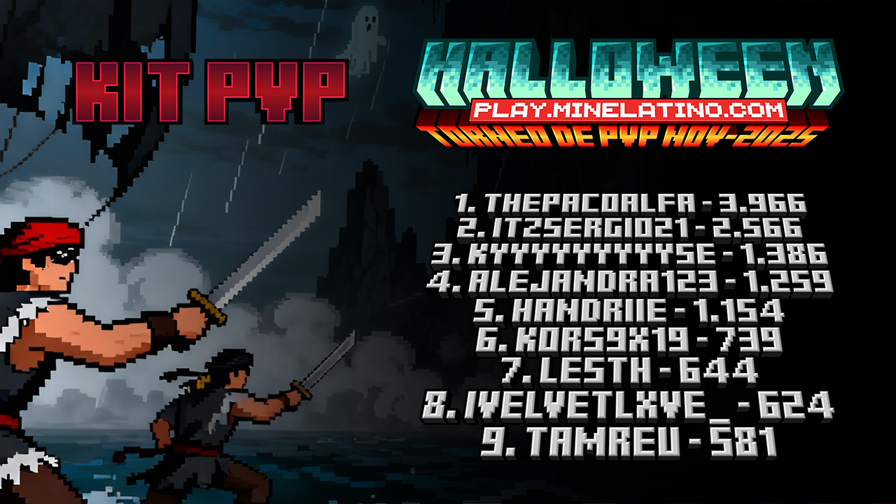 HALLOWEEN 2025 | ¡Resultados del Torneo de PvP! (KitPvP)