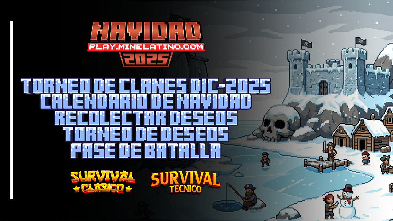 EVENTO NAVIDAD 2025 | ¡Pase de Batalla, Recolección de Deseos, Torneo de Deseos & Torneo de Clanes DIC-2025! (S-TCO / S-CLO)