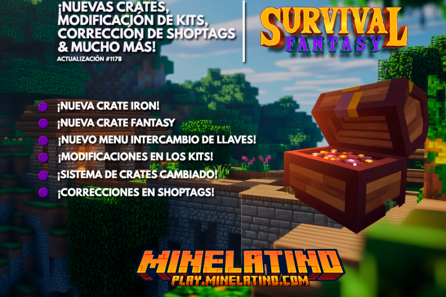 1178 | ¡Nuevas crates, modificación de kits, corrección de shoptags y mucho más!