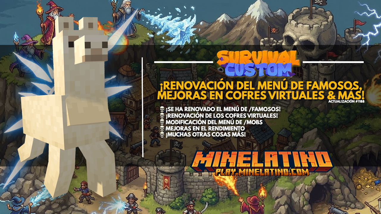 1188 | ¡Renovación del menú de famosos, mejoras en cofres virtuales & mucho más!