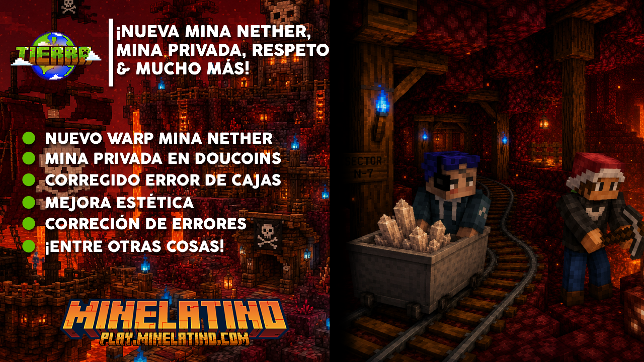 1197 | ¡Nueva Mina Nether, mejora estética & más!
