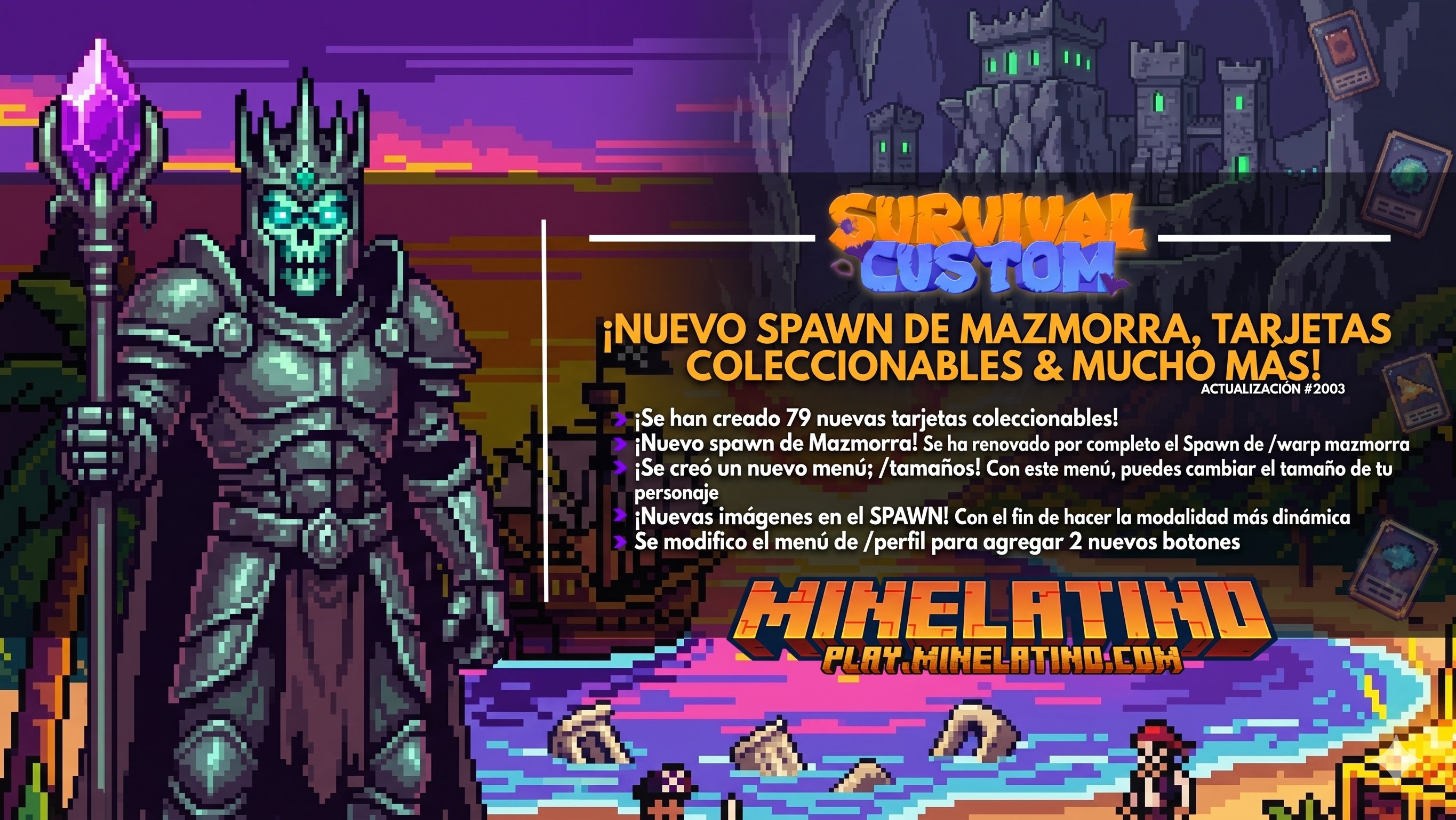 2003 | ¡Nuevo spawn de Mazmorra, tarjetas coleccionables & mucho más!