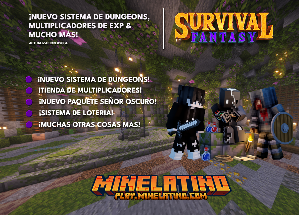 2004 | ¡Nuevo sistema de Dungeons, multiplicadores de experiencia y mucho más!