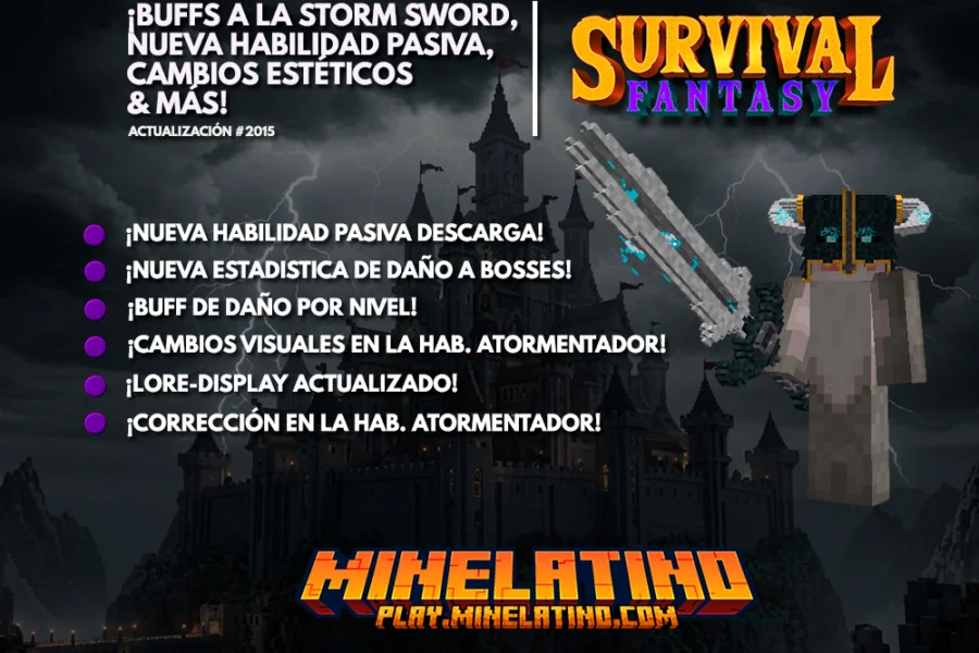 2015 | ¡Buffs a la Storm Sword, nueva habilidad pasiva, cambios estéticos y más!