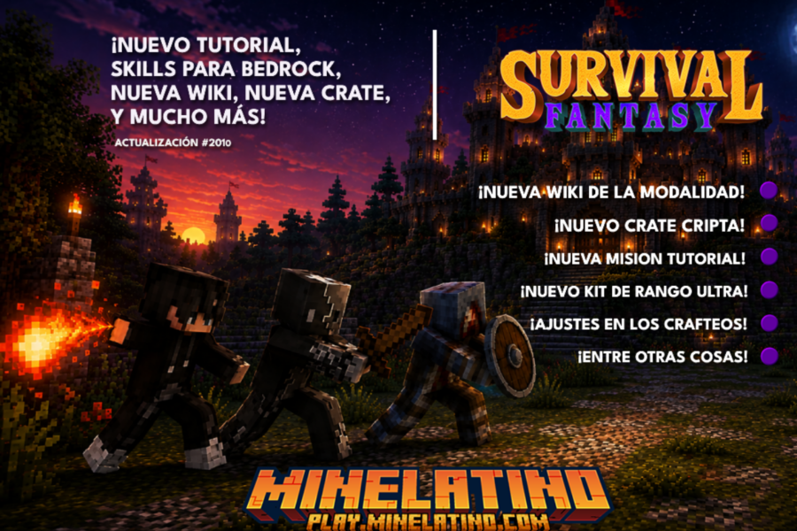 2010 | ¡Nuevo tutorial, nueva crate, skills para Bedrock, nueva Wiki y mucho más!